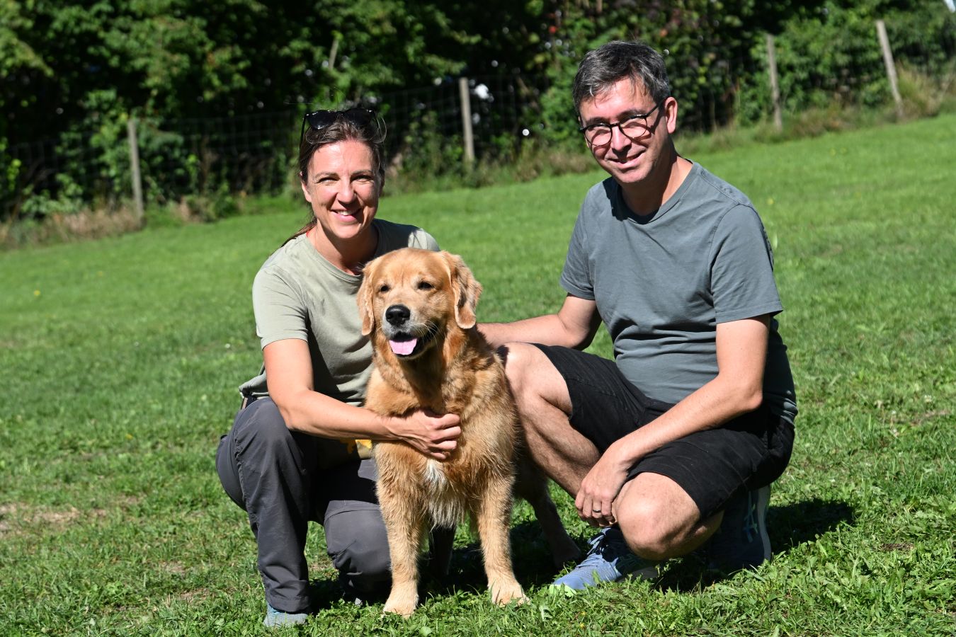 Sonja und Alex mit Sami